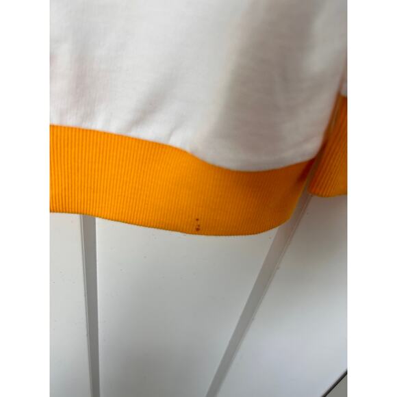 NWT vtg Toys R Us I'm a Toys R Us Kid Pullover Hooded 90s White Yellow Size 16 - Picture 8 of 11